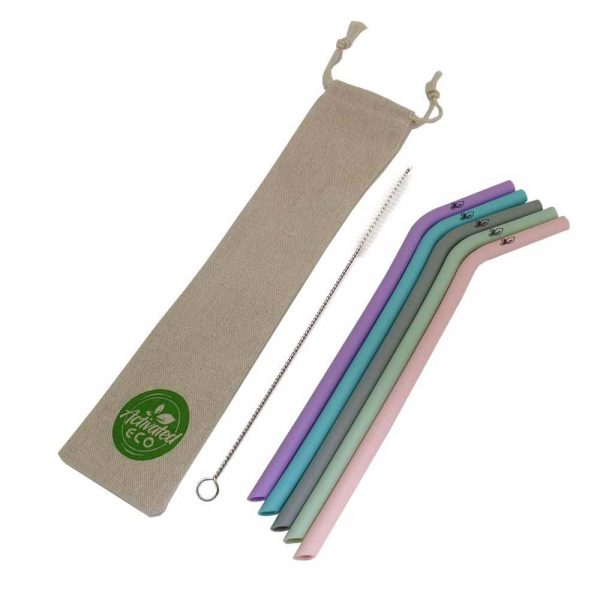 activated eco-reusable-silicone-straws-5pack-pastel