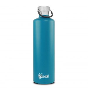 Cheeki 1L-topaz-insulated water bottle