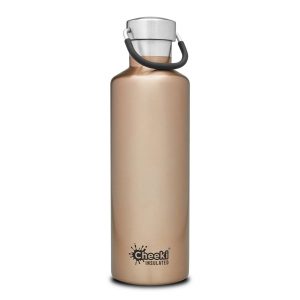 Cheeki 600ml-champayne-insulated water bottle