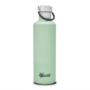 Cheeki 600ml-pistachio-insulated water bottle
