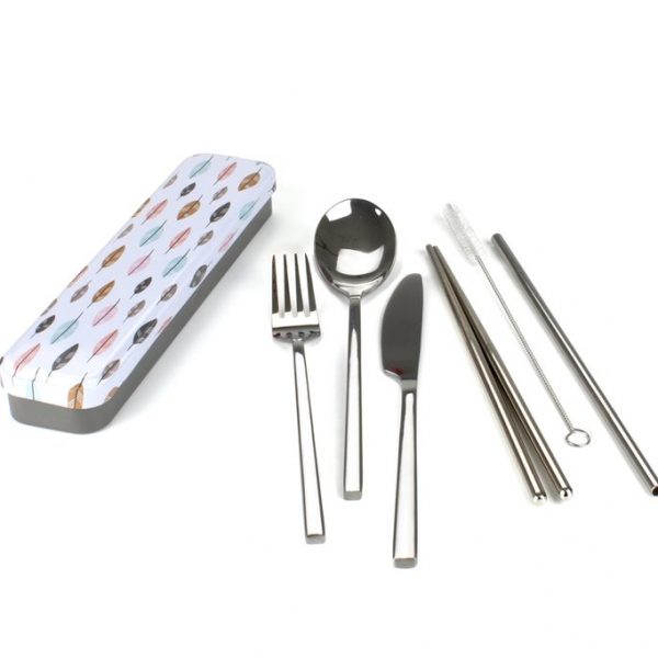 RetroKitchen_Carry_Your_Cutlery_Leaves_Set