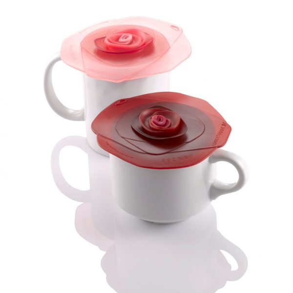 Charles Viancin Kitchenware-Rose-Drink-&-Tin-Can-Covers_Pink_Dark-Red_
