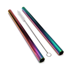 activated eco- smoothie-stainless-steel-straw-rainbow-two-pack